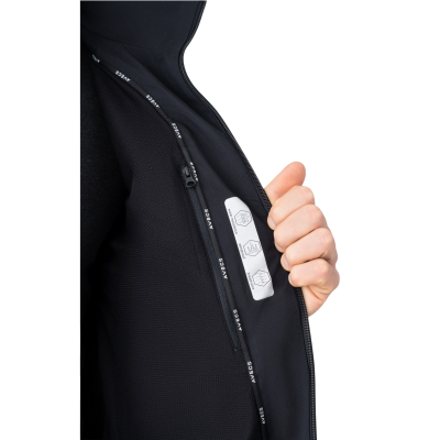 Вітровка чоловіча Avecs 50579/1 Water Resistance Чорна Вітровка чоловіча Avecs 50579/1 Water Resistance Чорна