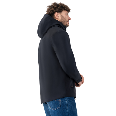 Вітровка чоловіча Avecs 50579/1 Water Resistance Чорна Вітровка чоловіча Avecs 50579/1 Water Resistance Чорна