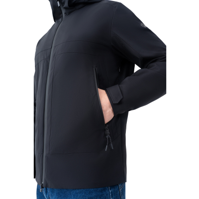 Вітровка чоловіча Avecs 50579/1 Water Resistance Чорна Вітровка чоловіча Avecs 50579/1 Water Resistance Чорна