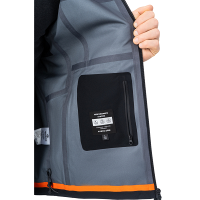 Штормівка чоловіча Avecs чорна з технологією Water Resistance Штормівка чоловіча Avecs чорна з технологією Water Resistance