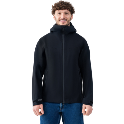 Штормівка чоловіча Avecs чорна з технологією Water Resistance