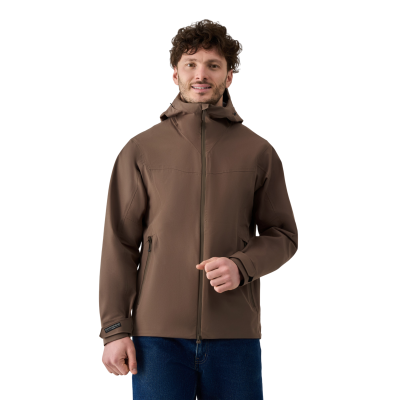 Штормівка чоловіча Avecs коричнева з технологією Water Resistance