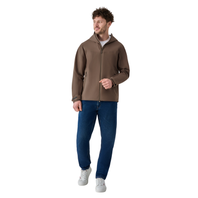 Штормівка чоловіча Avecs коричнева з технологією Water Resistance Штормівка чоловіча Avecs коричнева з технологією Water Resistance