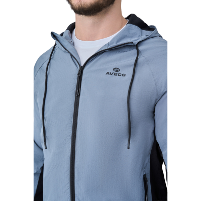 Спортивний костюм Avecs 50597/24 блакитний на сітці