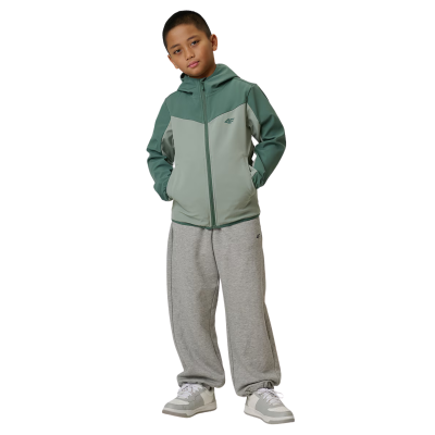 Вітровка дитяча 4F Softshell з мембраною 5000 М'ятна