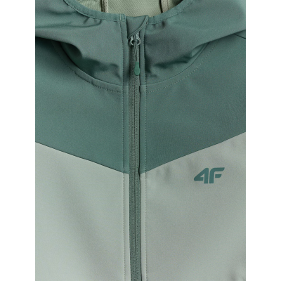 Вітровка дитяча 4F Softshell з мембраною 5000 М'ятна