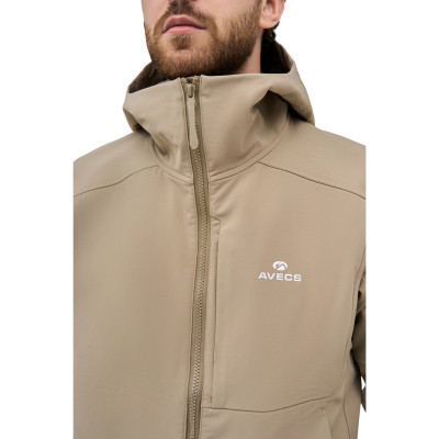 Вітровка чоловіча Avecs Softshell Коричнева Вітровка чоловіча Avecs Softshell Коричнева