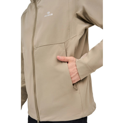Вітровка чоловіча Avecs Softshell Коричнева Вітровка чоловіча Avecs Softshell Коричнева