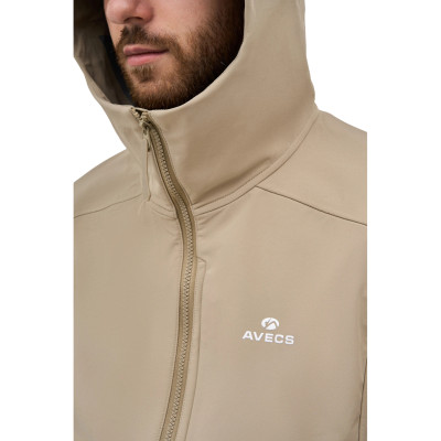Вітровка чоловіча Avecs Softshell Коричнева Вітровка чоловіча Avecs Softshell Коричнева