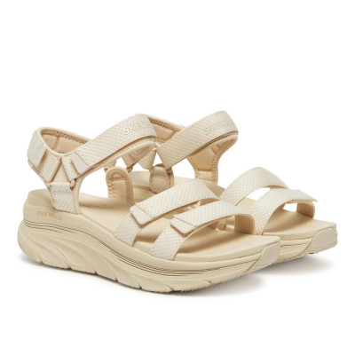 Босоніжки жіночі Skechers D'Lux Walker-Going-Out Vibes Бежеві