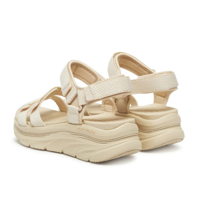 Босоніжки жіночі Skechers D'Lux Walker-Going-Out Vibes Бежеві