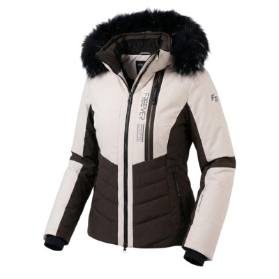Женская горнолыжная куртка Freever NF 21630 бежевая