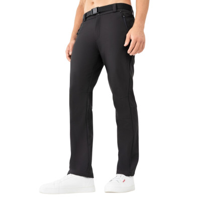 Штани трекінгові чоловічі Avecs SoftShell чорні