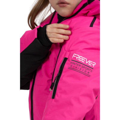 Дитяча гірськолижна куртка Freever NF 21646 рожева