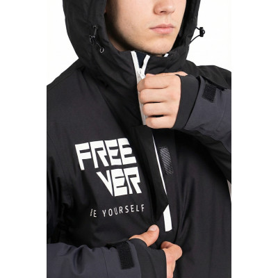 Підлітковий гірськолижний комбінезон Freever NF 21644 чорний