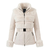 Женская горнолыжная куртка Freever NF 21616 бежевая