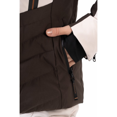 Женская горнолыжная куртка Freever NF 21630 бежевая