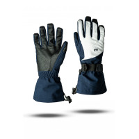 Перчатки горнолыжные женские Freever WF 1801 синие с белым
