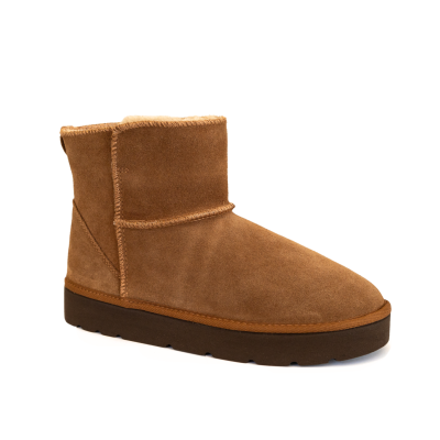 Угги женские Inblu DR-7J Светло-коричневые