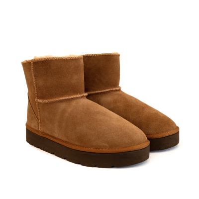 Угги женские Inblu DR-7J Светло-коричневые