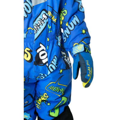 Гірськолижний комбінезон дитячий Freever SF 21678 блакитний Гірськолижний комбінезон дитячий Freever SF 21678 блакитний