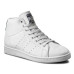 Кеди чоловічі білі шкіряні Adidas Stan Smith Mid Originals
