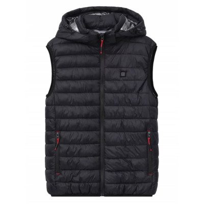 Жилетка чоловіча з електропідігрівом Glo-story Чорна