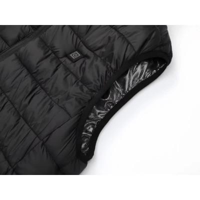 Жилетка чоловіча з електропідігрівом Glo-story Чорна Жилетка чоловіча з електропідігрівом Glo-story Чорна