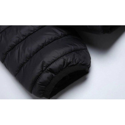 Куртка чоловіча з електропідігрівом Glo-Story Чорна