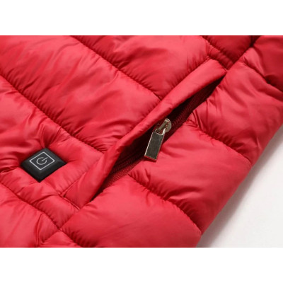 Куртка жіноча з електропідігрівом Glo-Story Червона