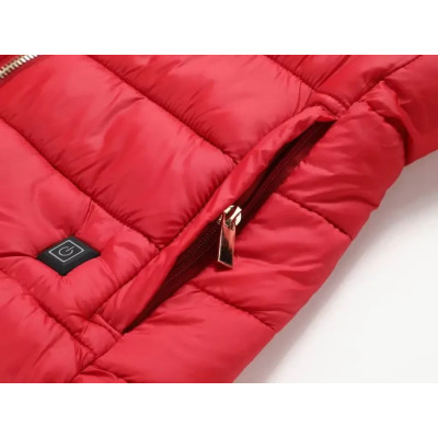 Жилетка жіноча з електропідігрівом батальна Glo-story Червона Жилетка жіноча з електропідігрівом батальна Glo-story Червона