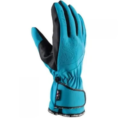 Рукавички гірськолижні жіночі Viking Sonja Блакитні