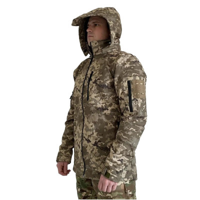 Куртка військова чоловіча SQUAD Tactical SoftShell піксель
