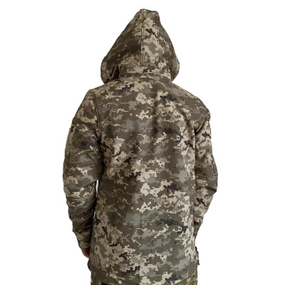 Куртка військова чоловіча SQUAD Tactical SoftShell піксель