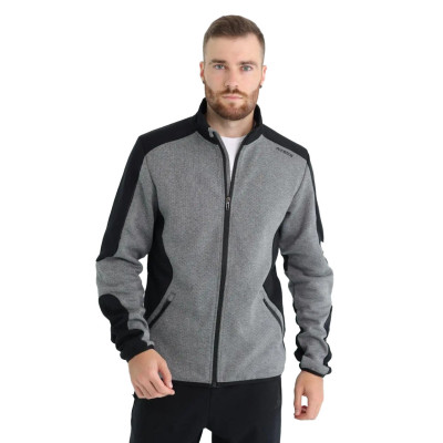 Спортивний костюм батальний Avecs 50258B/2 сірий