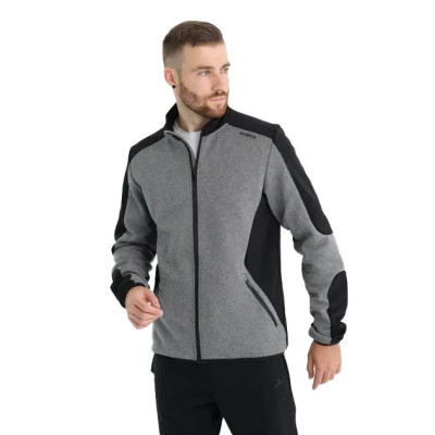 Спортивний костюм батальний Avecs 50258B/2 сірий