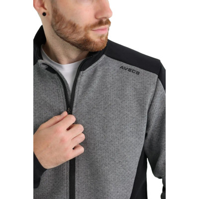 Спортивний костюм батальний Avecs 50258B/2 сірий