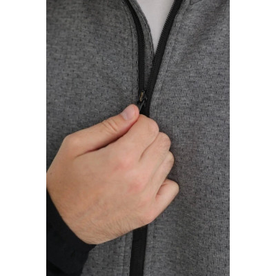 Спортивний костюм батальний Avecs 50258B/2 сірий