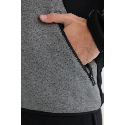 Спортивний костюм батальний Avecs 50258B/2 сірий