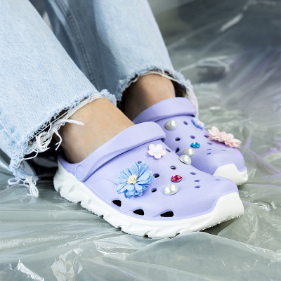 Сабо (крокси) жіночі COQUI CODY (6432 Lt. lila/White)