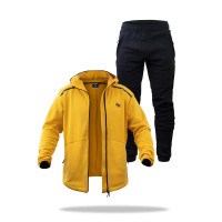 Спортивный костюм мужской Freever AF 8713 желтый