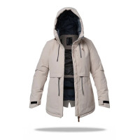 Куртка горнолыжная женская Freever AF 21767 Бежевая