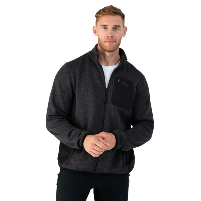 Кофта флісова чоловіча Avecs 50350/17 темно-сіра