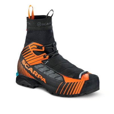 Черевики для альпінізму чоловічі SCARPA Ribelle Tech 2 HD чорно-помаранчеві