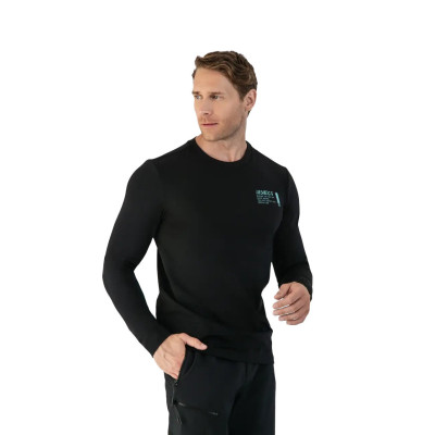 Лонгслів чоловічий Avecs 30466/1 Чорна