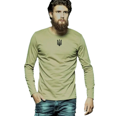Реглан патріотичний чоловічий Тризуб MCX-6950 хакі Реглан патріотичний чоловічий Тризуб MCX-6950 хакі