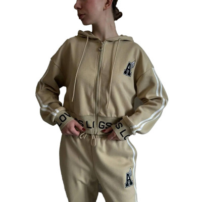 Костюм спортивний жіночий Glo-Story Бежевий