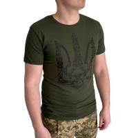 Футболка військова Молитва Олива