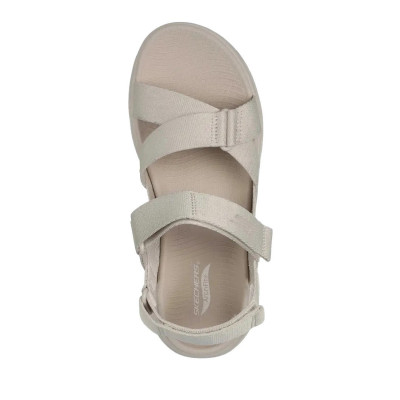 Босоніжки жіночі Skechers GO Walk Arch Fit бежеві Босоніжки жіночі Skechers GO Walk Arch Fit бежеві