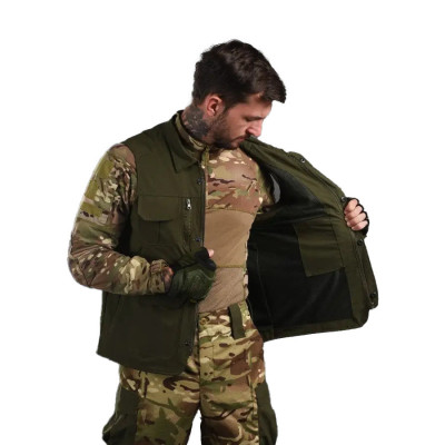 Жилетка чоловіча військова 7.62 TACTICAL Хакі